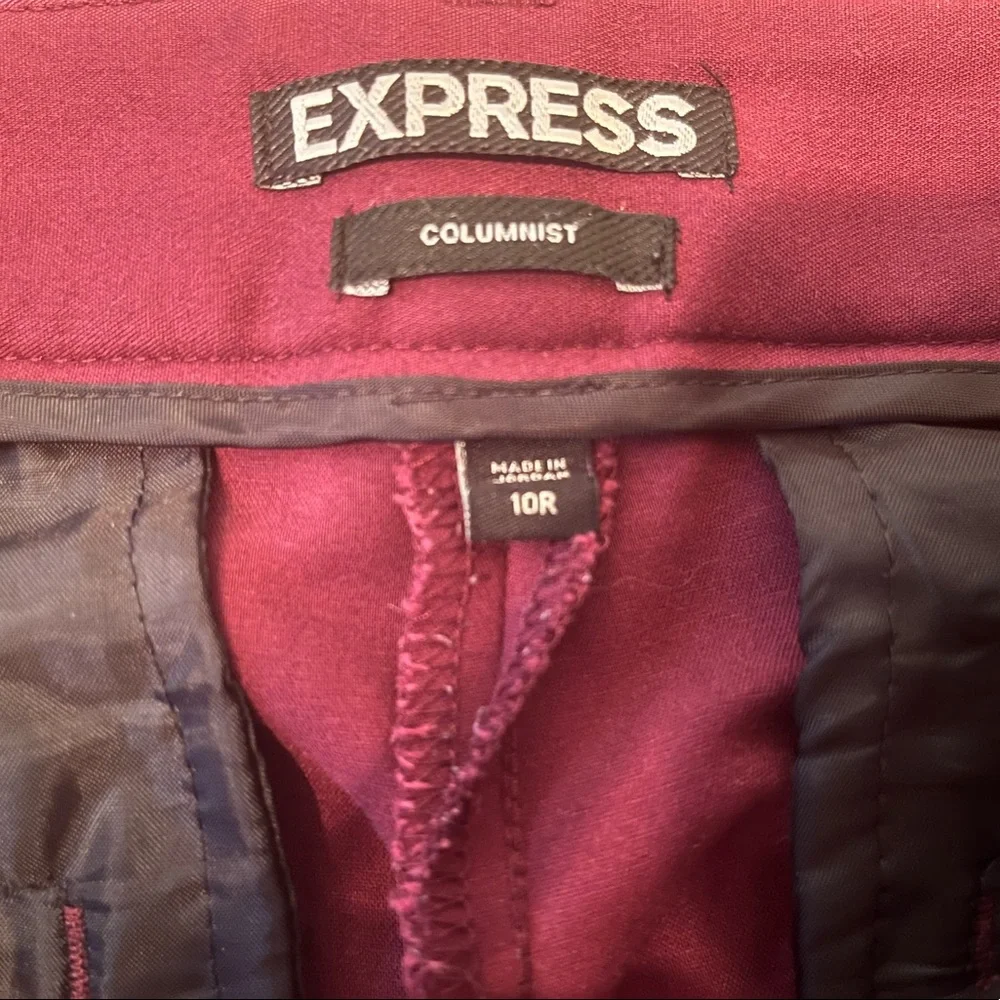 Express Size 10 R Columnist Pant - Picture 3 of 7
